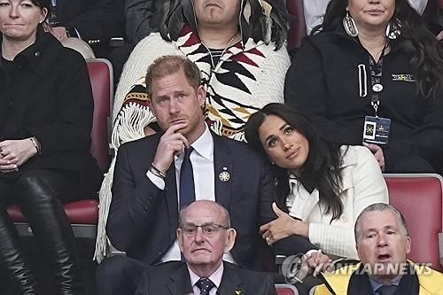 영국 해리 왕자와 부인 메건 마클