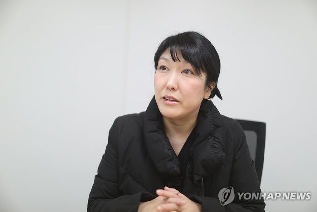 연합뉴스와 인터뷰 중인 김수빈 나부협 회장