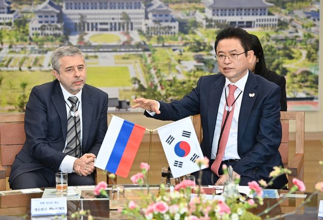 경북도청 방문한 주한 러시아 대사