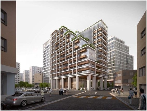 서울 방배동 하이엔드 시니어 레지던스 투시도