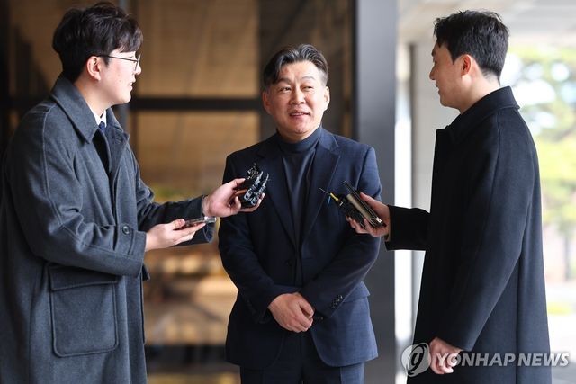 중앙지검 출석하는 박찬구 전 서울시 정무특보