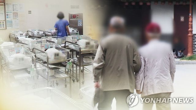 급증한 노인 줄어든 어린이(CG)