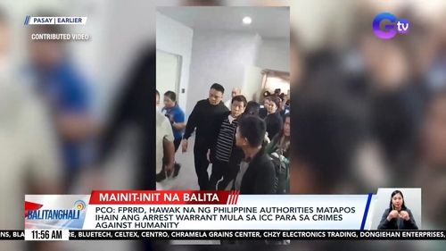 체포되는 두테르테 전 필리핀 대통령