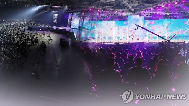화려한 콘서트 무대 (CG)