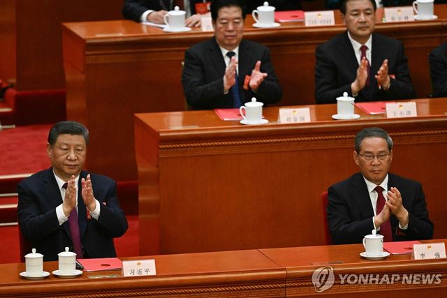 중국 전인대 폐막식