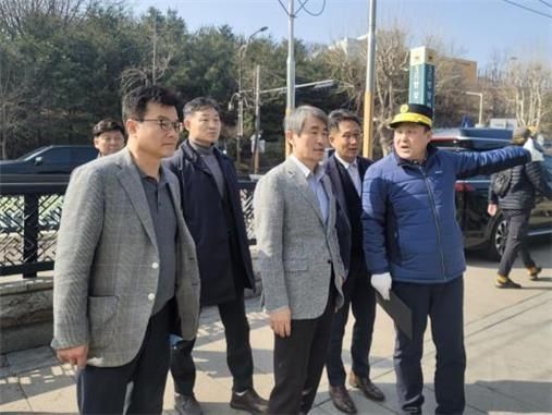 백호 서울교통공사 사장, 한강진역 점검