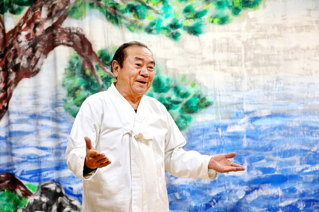 진도민속문화예술단장 조오환 명창 [사진/백승렬 기자]