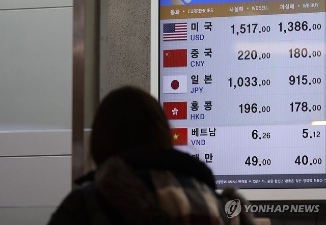 계속 오르는 환율