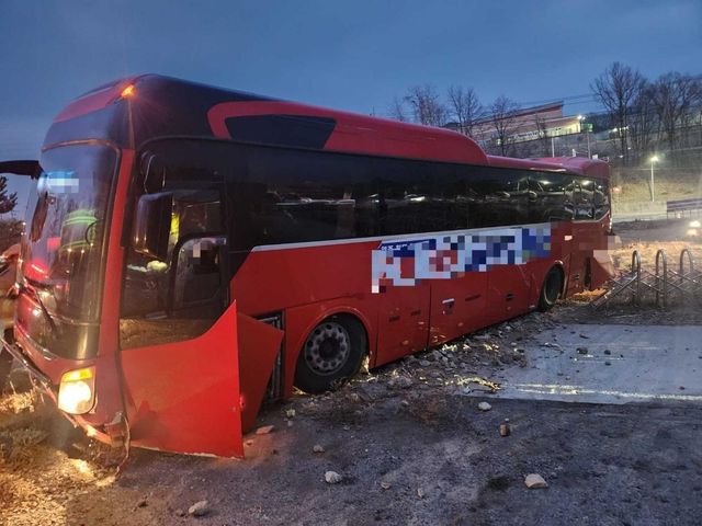 원주 통근버스 사고