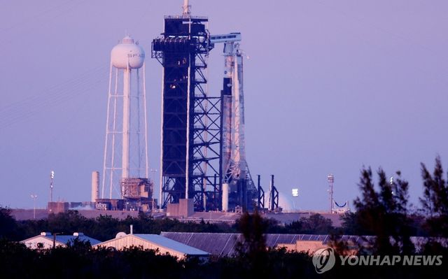 12일 발사 직전 연기된 '크루-10' 임무 우주선