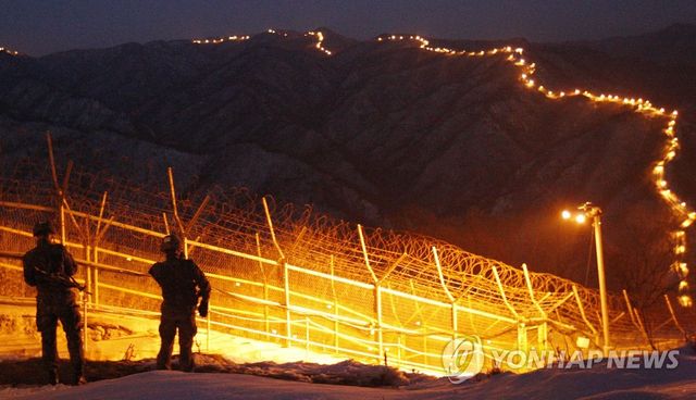 연말 휴전선 야간 경계근무
