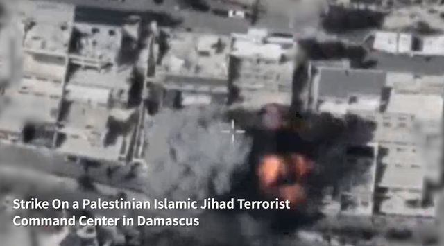 이스라엘군, 다마스쿠스 공습