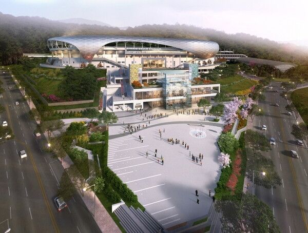 김해시립김영원미술관 조감도