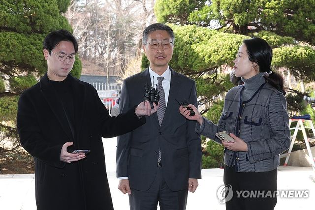 업무 복귀 소회 밝히는 최재해 감사원장