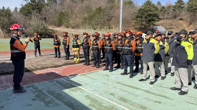 강원소방, 동해안 대형 산불 대비 훈련