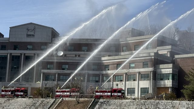 강원소방, 동해안 대형 산불 대비 훈련