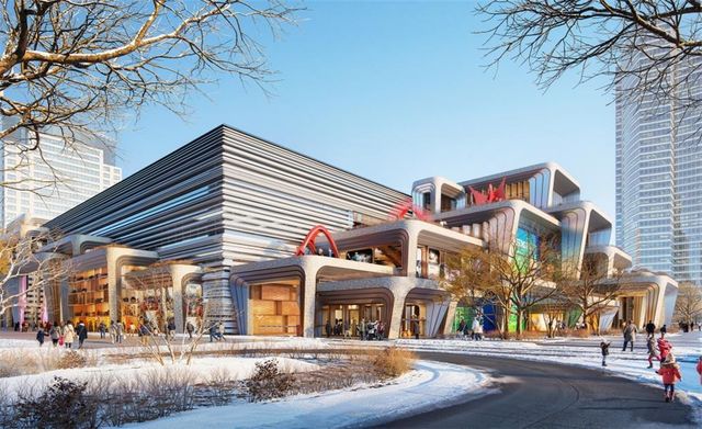 英 헤더윅디자인의 코엑스 외관 리모텔링 조감도