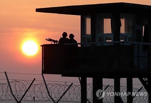 백령도 해안초소 경계근무