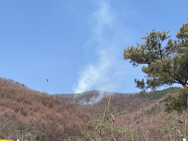 춘천 신북읍 산불 진화