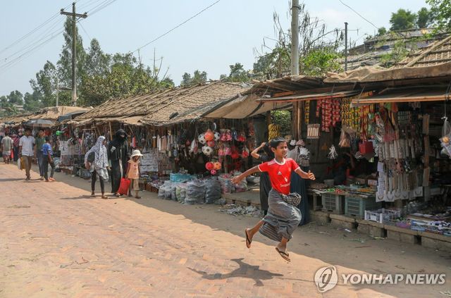 방글라데시 콕스바자르 로힝야족 난민촌