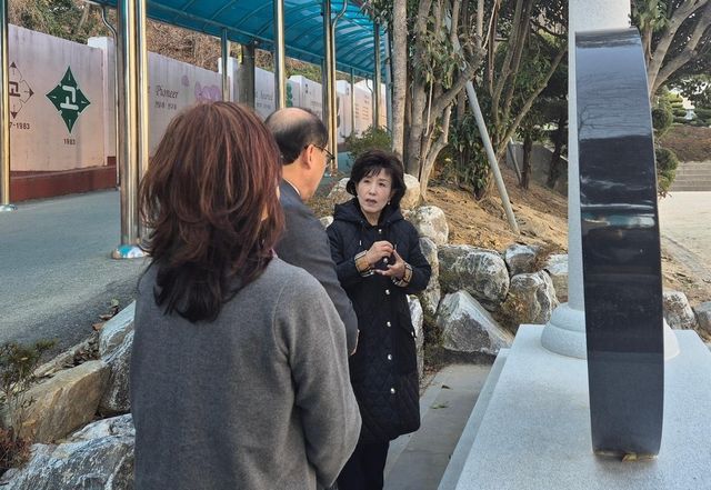 창신고 찾은 박선영 진실·화해를위한과거사정리위원회 위원장