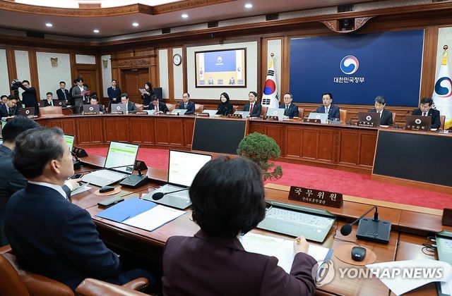 최상목 권한대행 국무회의 주재