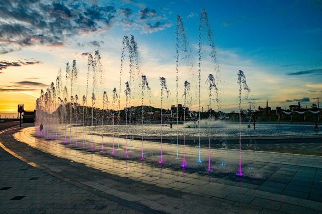 남당항 해양분수공원 음악분수