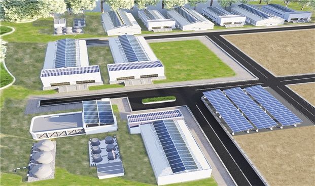 당진 스마트양식 클러스터 조감도