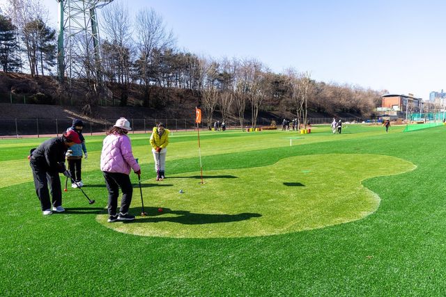 잠실유수지 파크골프장