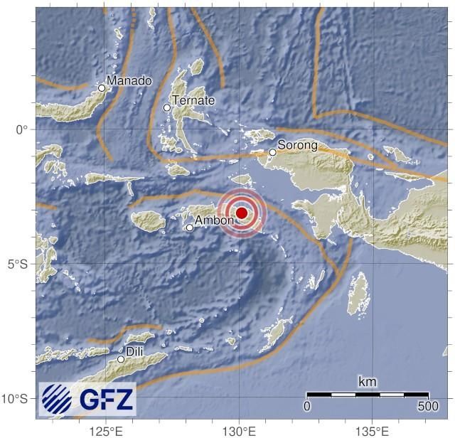 인도네시아 세람섬서 규모 6.0 지진