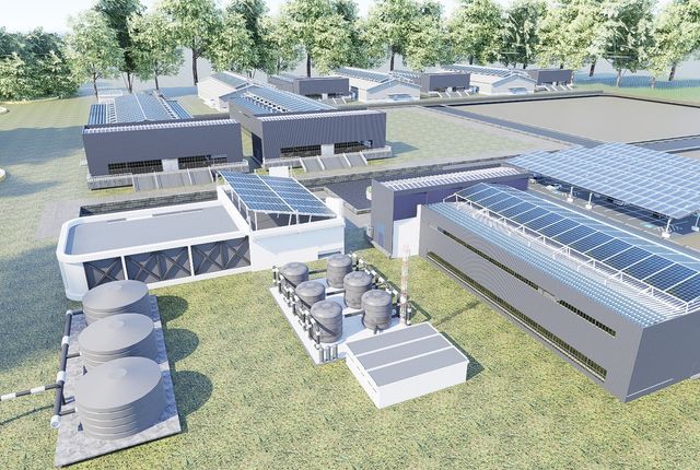 당진 스마트 양식단지 조감도