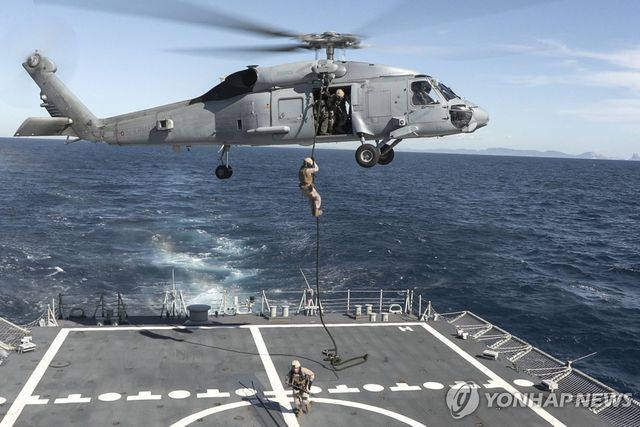 15일(현지시간) 스페인에서 벌어진 나토 훈련