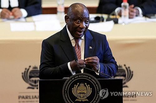 시릴 라마포사 남아프리카공화국 대통령