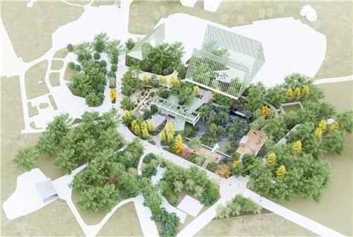 서울 어린이대공원 식물원 리모델링 조경설계 조감도