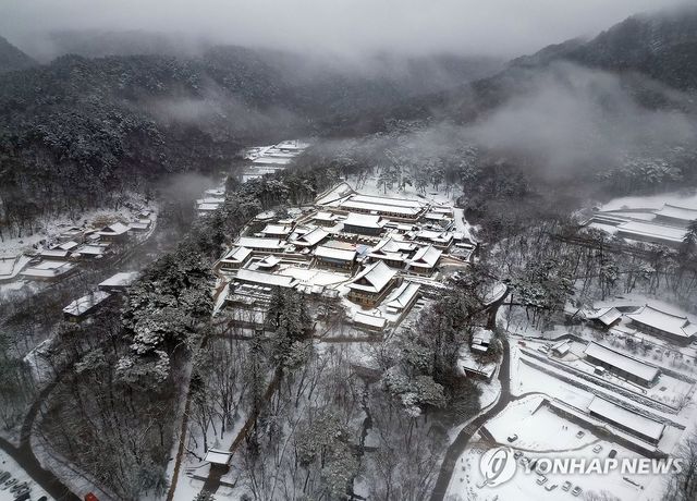 2025년 2월 해인사 설경