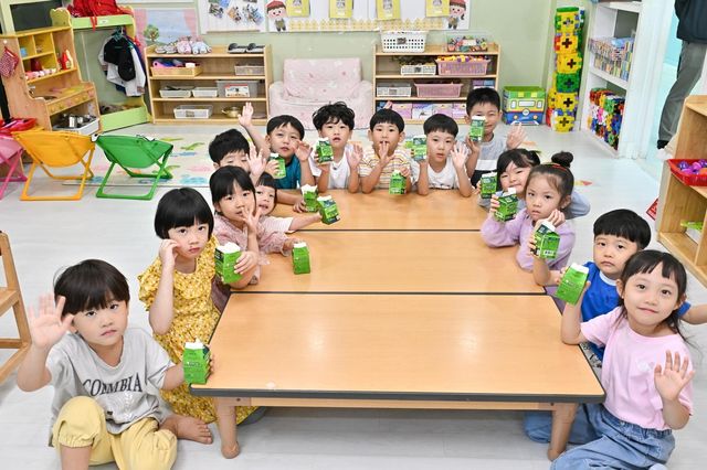 정선군, 우유 무상급식 지원