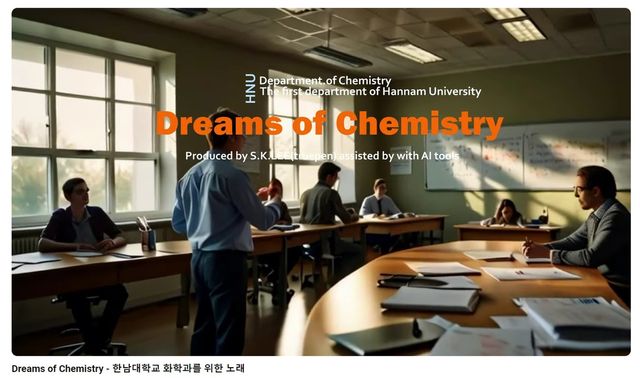 화학과 노래 뮤직비디오 캡처