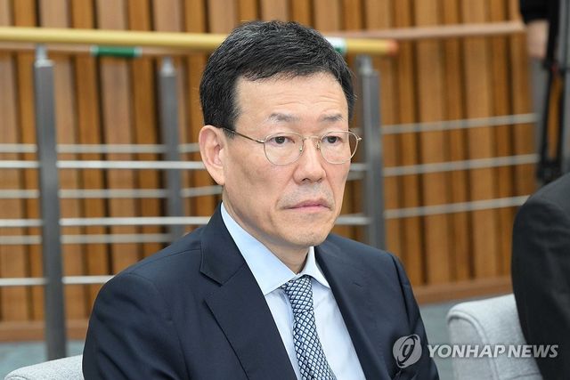 긴급 현안질의 출석한 김기범 한국기업평가 대표