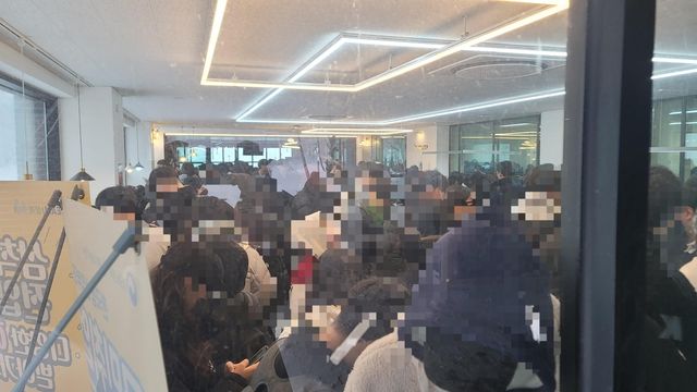 폭설에 발 묶인 강원대 도계 캠퍼스 구성원