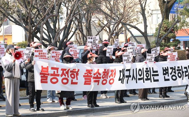 '대구시의회, 지하도상가 조례 개정해야'