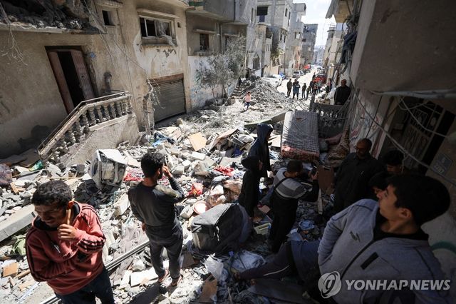 폭격당한 가자지구