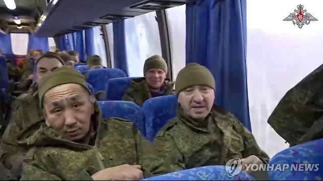 지난달 포로 교환으로 송환된 러시아군