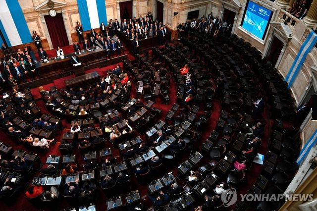 밀레이 대통령의 국회 개원 연설