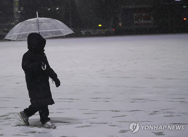 눈 내리는 강원