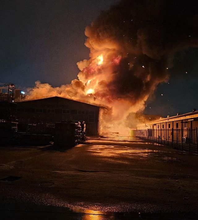 구미 공단동 공장 화재