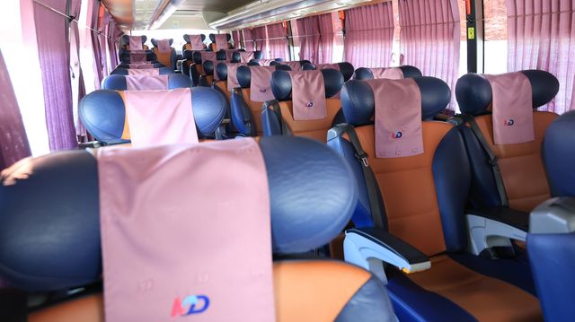 비어있는 버스 좌석