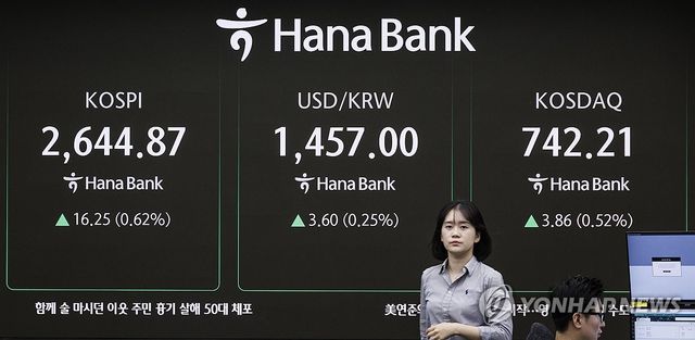 코스피·코스닥 2,640대 상승세 출발