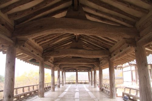 보물 '안동 병산서원 만대루'