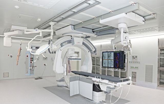 하이브리드 수술실 모습