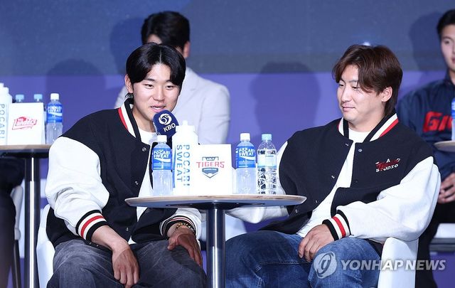 각오 밝히는 KIA 김도영과 나성범